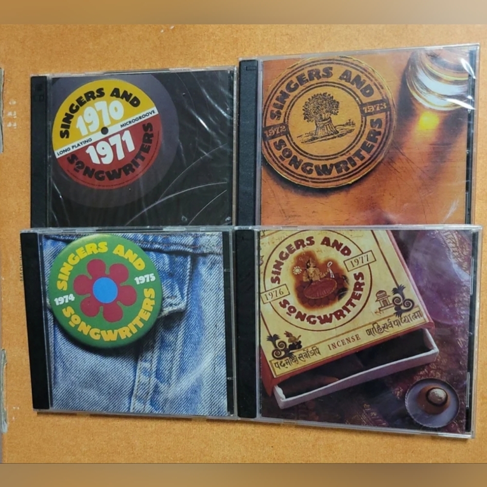 TIME LIFE MUSIC PRESENTS: SINGERS AND SONGWRITERS 4CD'S 1970-1977 BRAND NEW